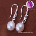 2015 new fashion 925 sterling freshwater pearl earring